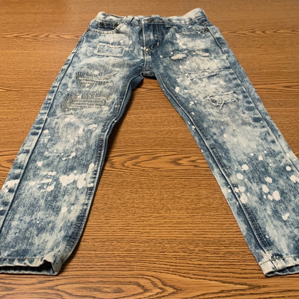 Sacred Crown Kids Distressed Jeans